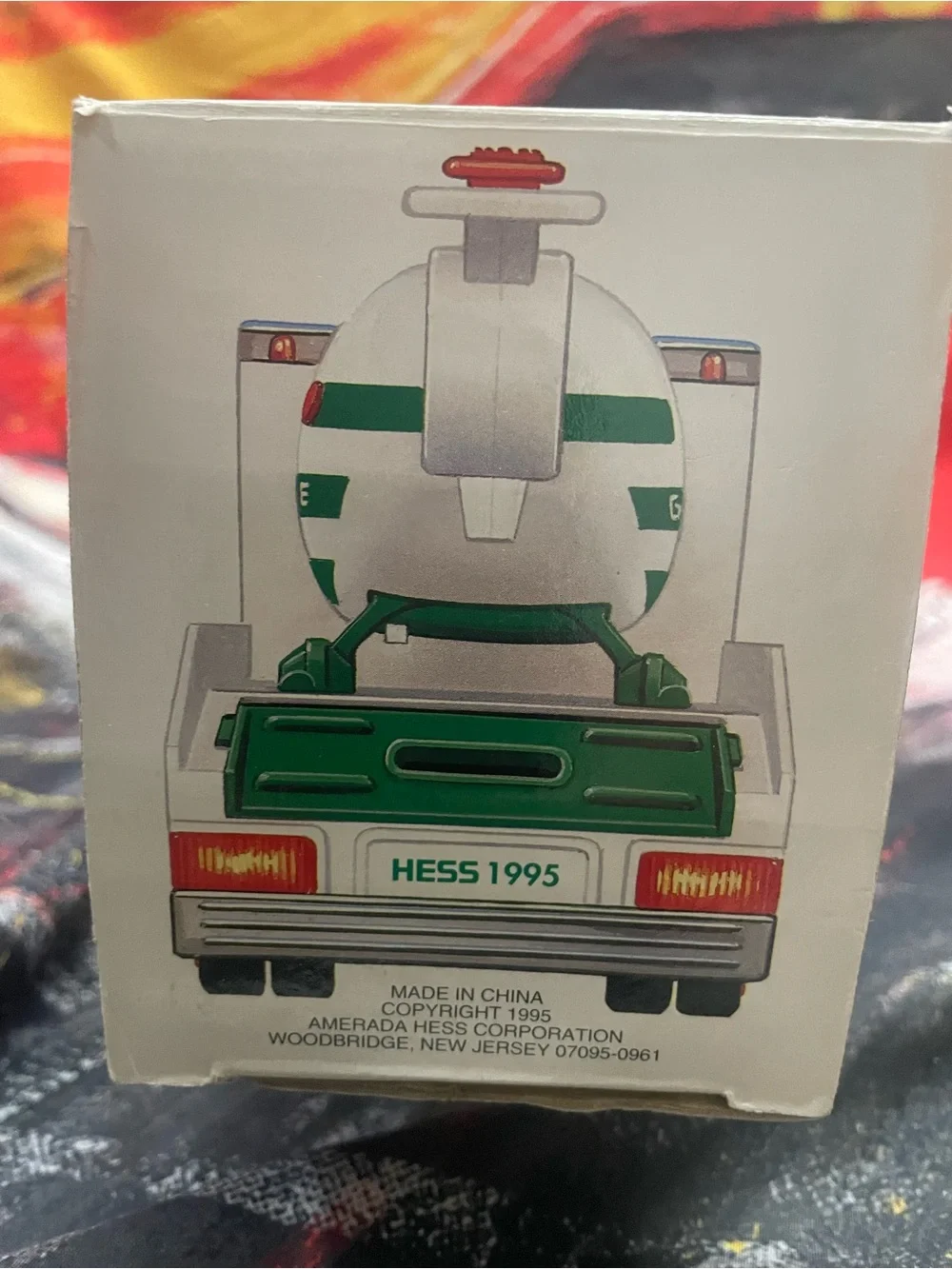 Vintage 1995 HESS Gasoline Truck & Helicopter NOS NEW In Original Box